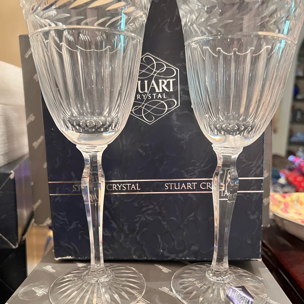 Stewart Crystal Senator goblets